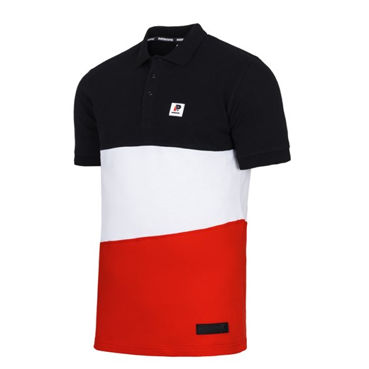 T-shirt męski Patriotic z krótkim rękawem wielokolorowy casual