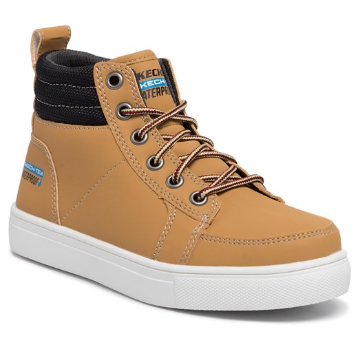 Buty zimowe dziecięce Skechers trzewiki żółte