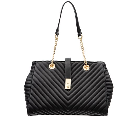 Shopper bag Puccini pikowana bez dodatków glamour