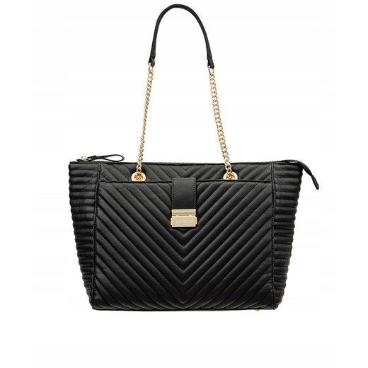 Shopper bag Puccini na ramię czarna