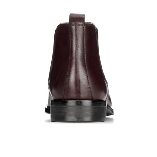 Buty zimowe męskie Wittchen ze skóry eleganckie bez zapięcia