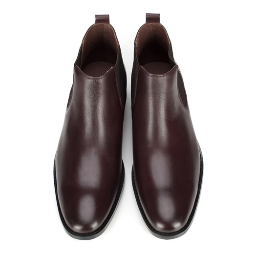 Buty zimowe męskie Wittchen ze skóry eleganckie