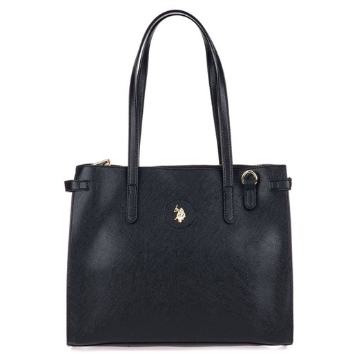 Shopper bag czarna U.S Polo Assn. elegancka