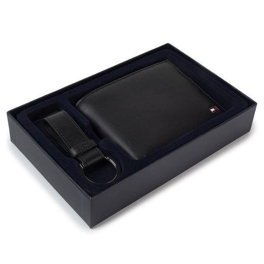 Zestaw upominkowy TOMMY HILFIGER - Eton Cc Flap And Coin W Key Fob AM0AM05498 BDS Tommy Hilfiger eobuwie.pl