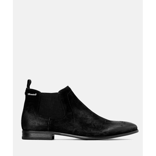 Buty zimowe męskie Kazar eleganckie ze skóry
