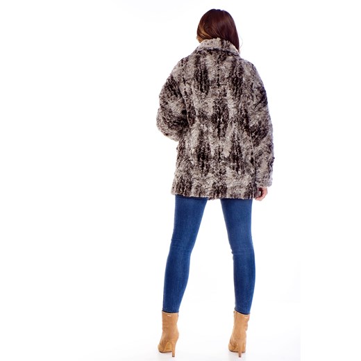 płaszcz z imitacji futra Ptakmoda.com L