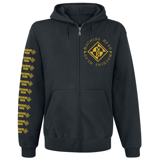 Bluza męska czarna Machine Head bawełniana młodzieżowa