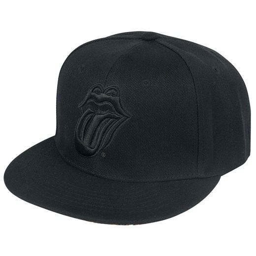 The Rolling Stones - Black Tongue - Snapback Cap - Czapka - czarny