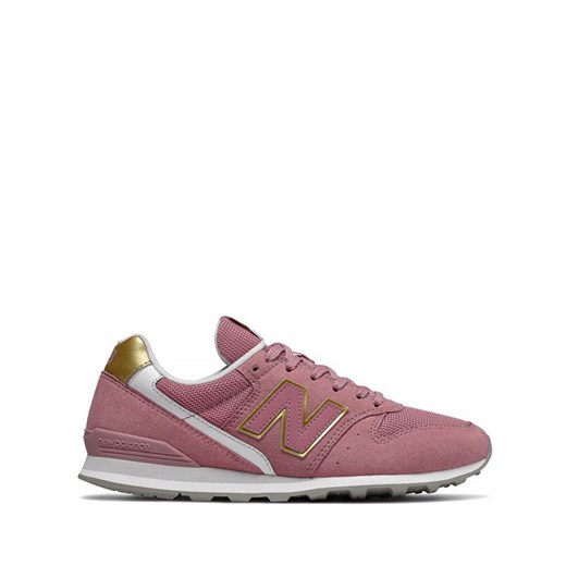 Buty sportowe damskie New Balance płaskie sznurowane bez wzorów