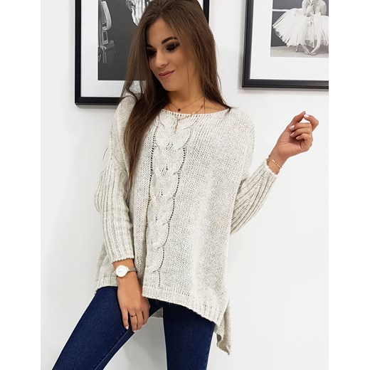 Sweter damski Dstreet z okrągłym dekoltem