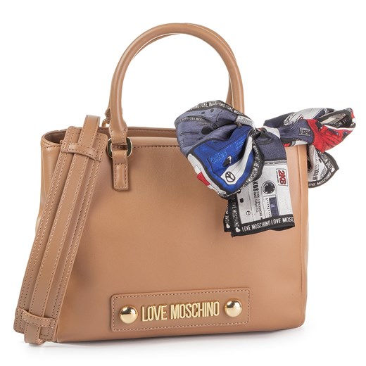Kuferek brązowy Love Moschino