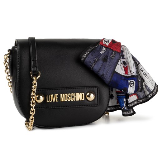 Listonoszka czarna Love Moschino