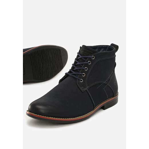 Buty zimowe męskie Born2be casualowe wiązane