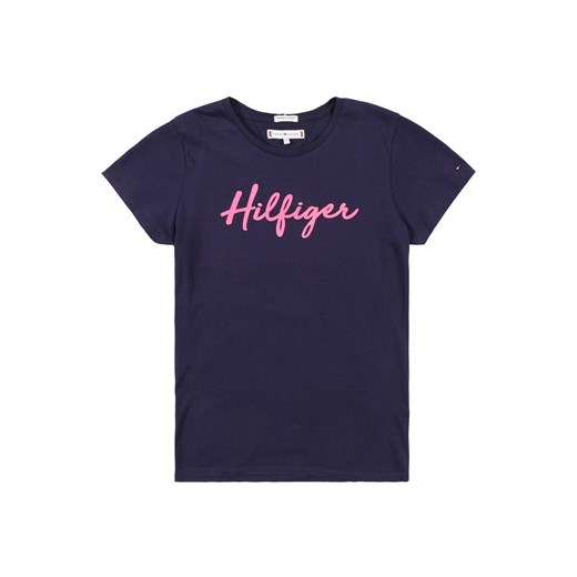 Bluzka dziewczęca Tommy Hilfiger z jerseyu z krótkim rękawem