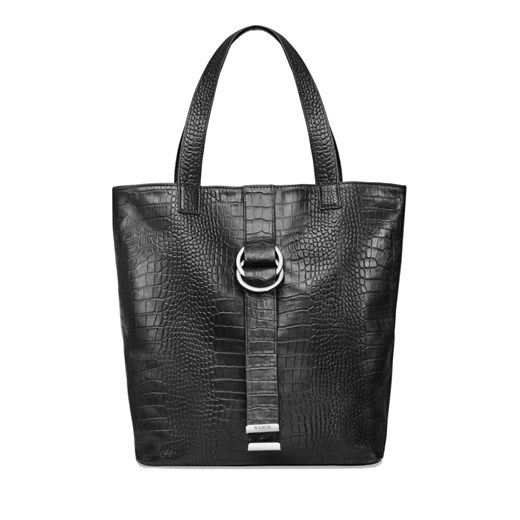 Shopper bag W.Kruk skórzana na ramię