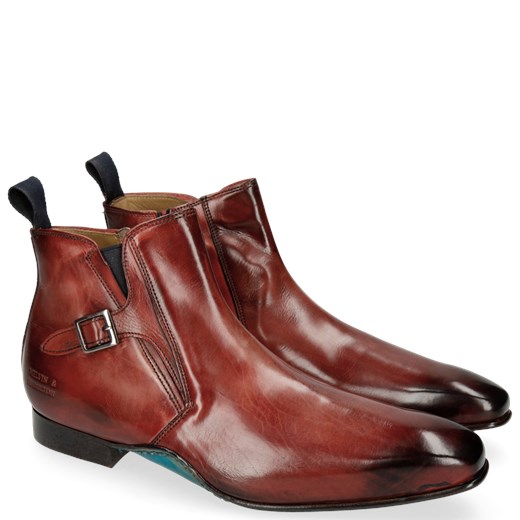 Buty zimowe męskie Melvin & Hamilton z zamkiem ze skóry eleganckie