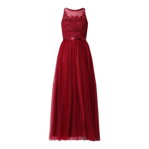 Laona sukienka elegancka na bal satynowa