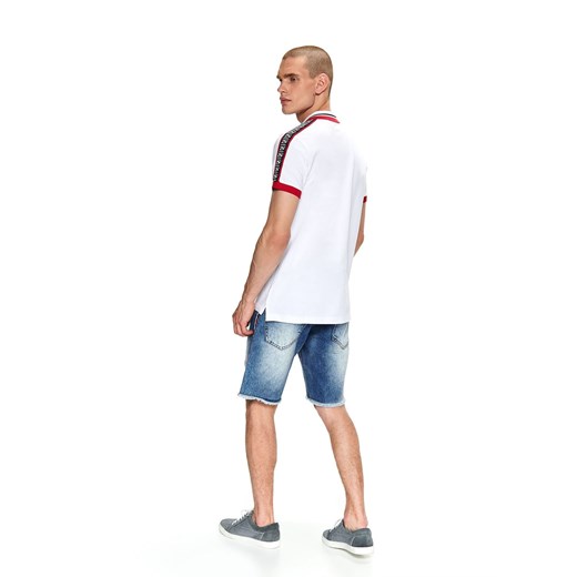 T-shirt polo z taśmami Top Secret XL okazja