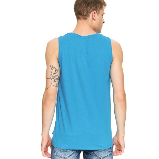 T-shirt bez rękawów z nadrukiem Top Secret XL wyprzedaż