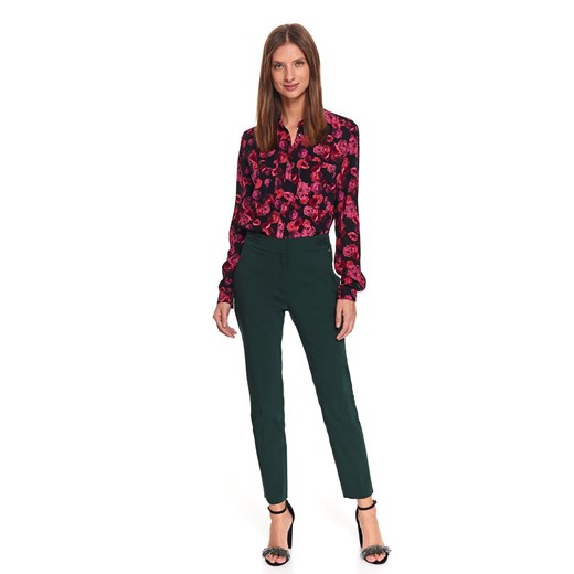 Spodnie damskie Top Secret zielone eleganckie