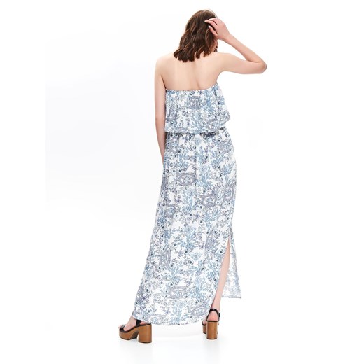 Sukienka maxi w porcelanowy nadruk Top Secret 36 wyprzedaż