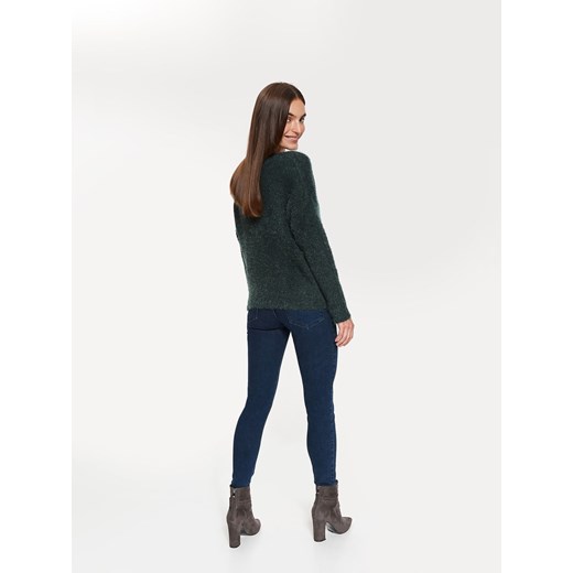 Sweter damski Top Secret z dekoltem w serek