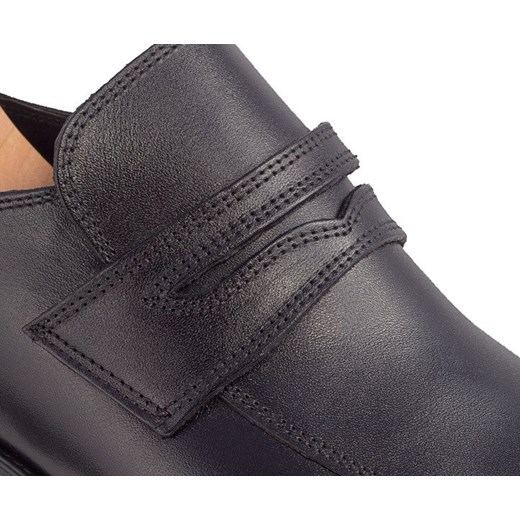 Buty eleganckie męskie Brilu skórzane