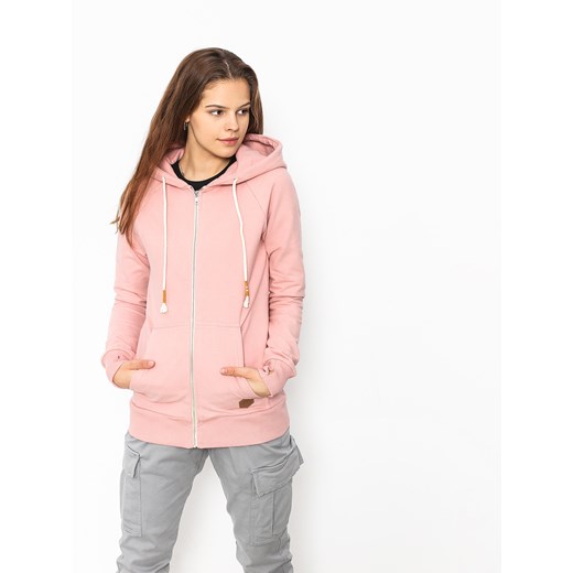 Bluza damska Femi Stories krótka różowa z elastanu