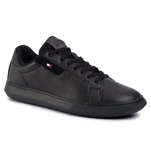 Sneakersy TOMMY HILFIGER - Essential Leather Cupsole FM0FM02581 Black BDS