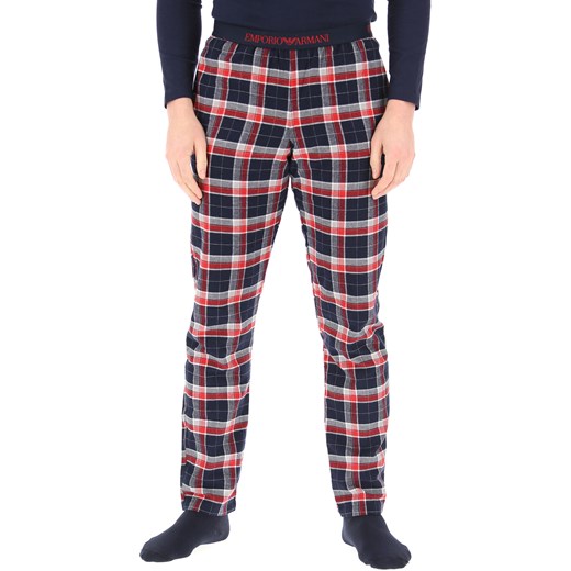 Emporio Armani Spodnie dla Mężczyzn Na Wyprzedaży, ciemny niebieski, Bawełna, 2019, M S