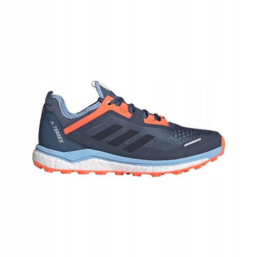 Buty sportowe damskie Adidas terrex sznurowane płaskie bez wzorów