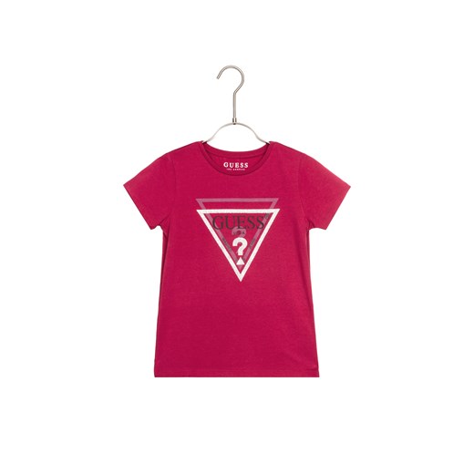 T-shirt męski Guess czerwony z krótkimi rękawami