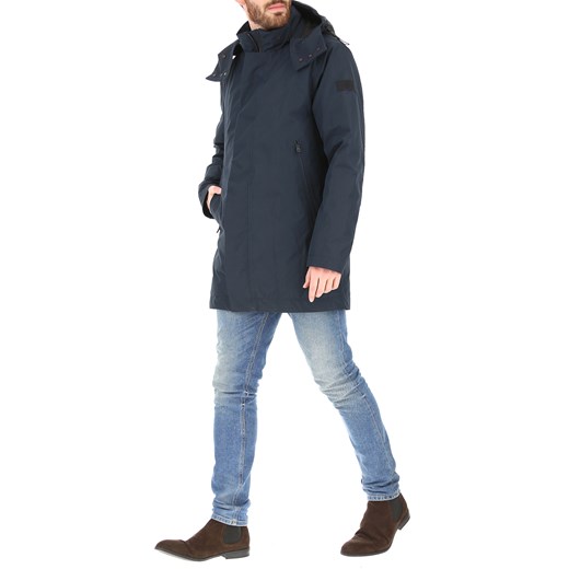 Peuterey Kurtka Puchowa dla Mężczyzn, Puchowa Kurtka Narciarska Na Wyprzedaży, ciemny niebieski, Poliester, 2019, M XL XXL