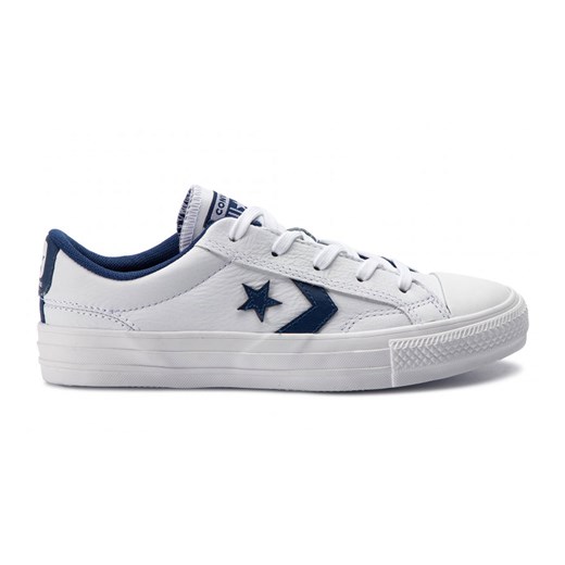 Trampki męskie Converse ze skóry sznurowane