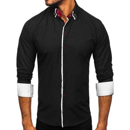 Koszula męska Denley elegancka z kołnierzykiem button down