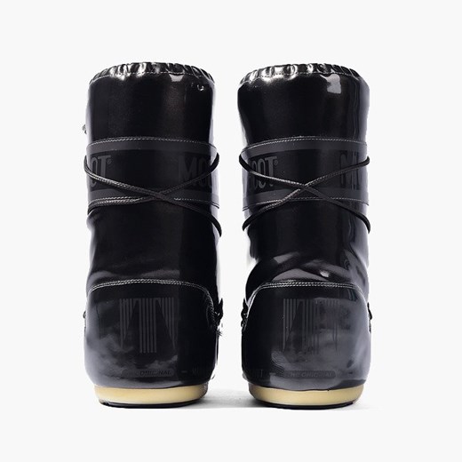 Buty zimowe dziecięce Moon Boot gładkie wiązane