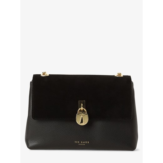 Ted Baker - Damska torba na ramię ze skóry, czarny Ted Baker One Size vangraaf