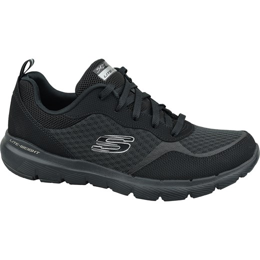 Buty sportowe damskie Skechers do biegania nike flex płaskie sznurowane bez wzorów