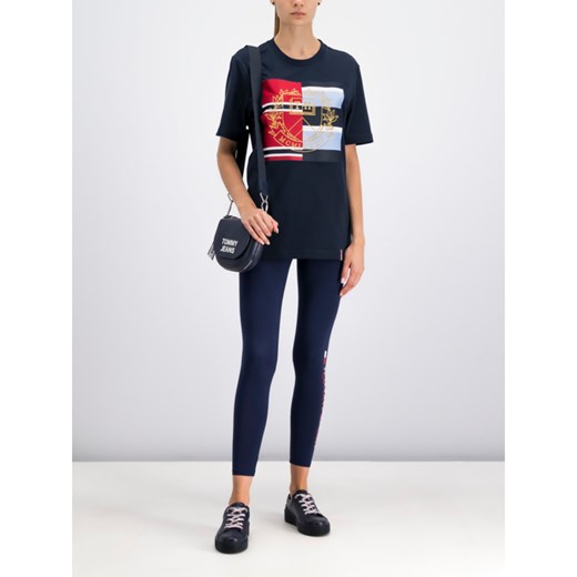 Leginsy sportowe niebieskie Tommy Sport