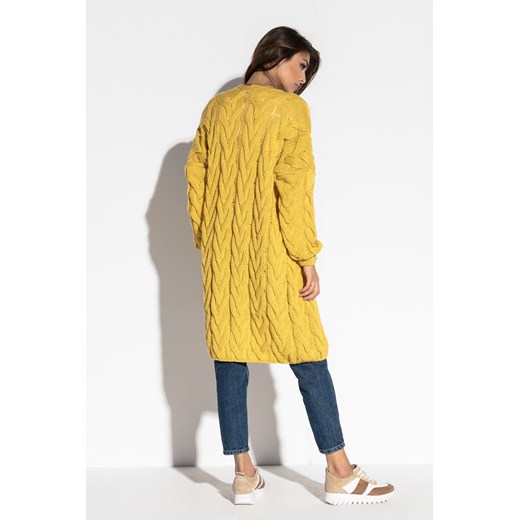 Sweter damski Fobya z dekoltem w serek