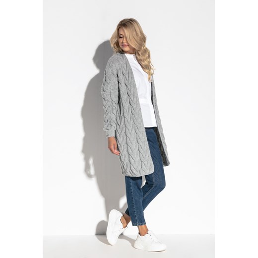 Sweter damski Fobya z dekoltem w serek