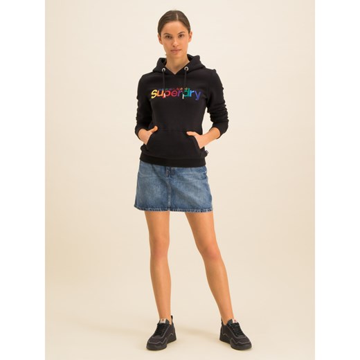 Bluza damska czarna Superdry