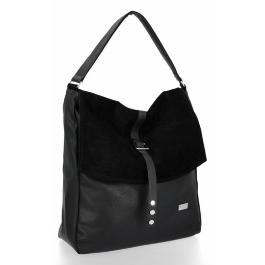 Shopper bag Conci w stylu glamour bez dodatków