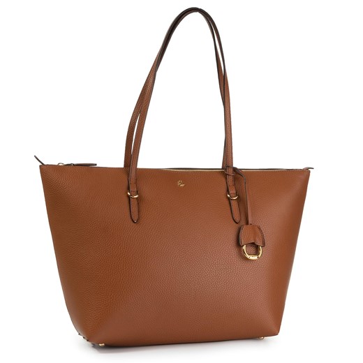 Shopper bag Ralph Lauren mieszcząca a8 na ramię elegancka matowa