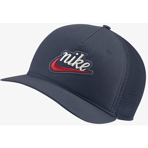 Czapka z daszkiem Sportswear Classic 99 Foam Trucker Nike (granatowa) Nike okazyjna cena SPORT-SHOP.pl