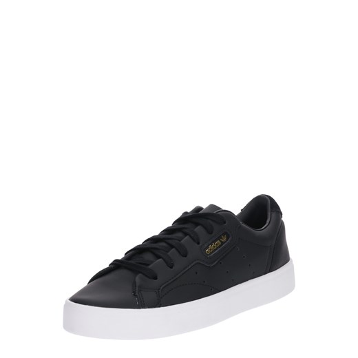 Trampki damskie Adidas Originals na platformie sznurowane skórzane