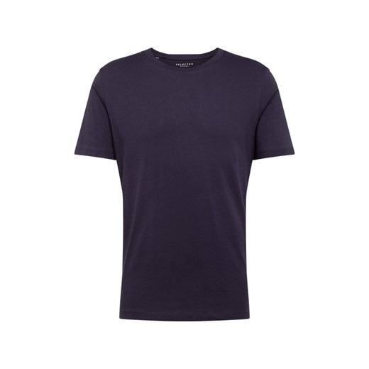 T-shirt męski Selected Homme z krótkimi rękawami bez wzorów na wiosnę