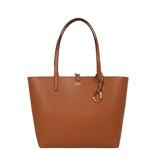 Shopper bag Ralph Lauren wakacyjna skórzana duża