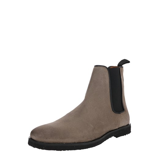 Buty zimowe męskie Tigha ze skóry