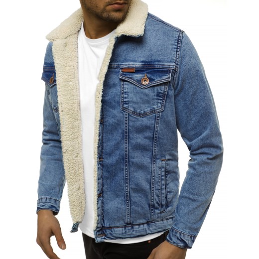 KURTKA MĘSKA JEANS OZONEE BN1900/1 Ozonee XL ozonee.pl wyprzedaż